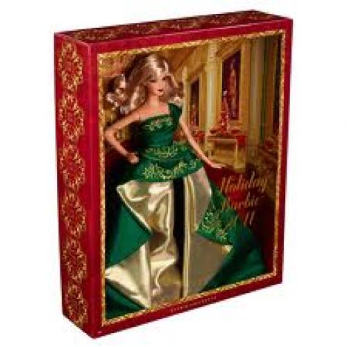 Dolls; Holiday Barbie 2011 Collectible Doll