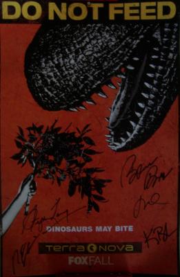 Stephen Lang autographed Terra Nova 2011 Comic-Con poster
