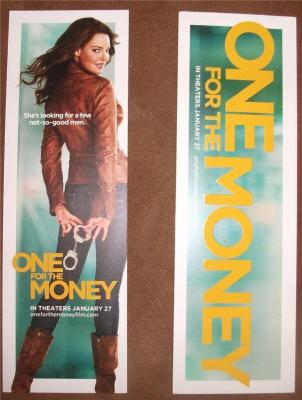 One for the Money movie promo bookmark (Katherine Heigl)