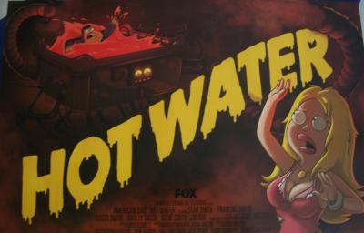 American Dad Hot Water 2011 Comic-Con promo poster