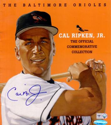 Cal Ripken autographed Baltimore Orioles Commemorative Collection catalog