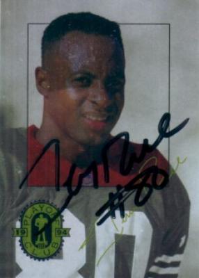 Jerry Rice autographed San Francisco 49ers 1994 Playoff card