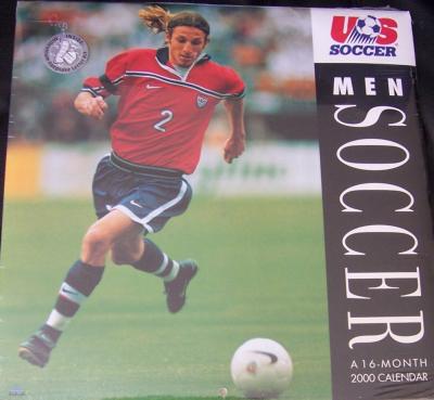 2000 U.S. Soccer calendar (Frankie Hejduk cover) MINT & SEALED