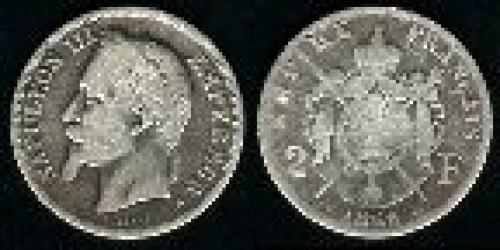 2 francs; Year: 1866-1870; (km 807)