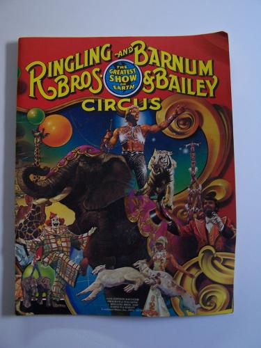 Vintage Collection of Five 1970s-80s Ringling Bros Circus Programs