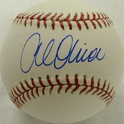 Al Oliver autographed official NL baseball