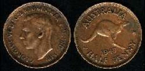 0,5 penny; Year: 1938-1952; (km 41)