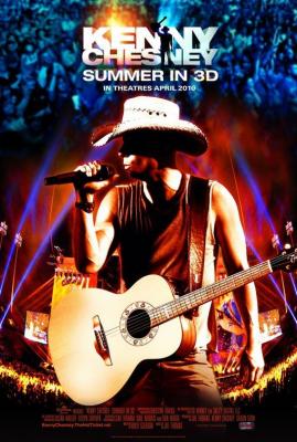 Kenny Chesney Summer in 3D 2010 mini 11x17 promo poster