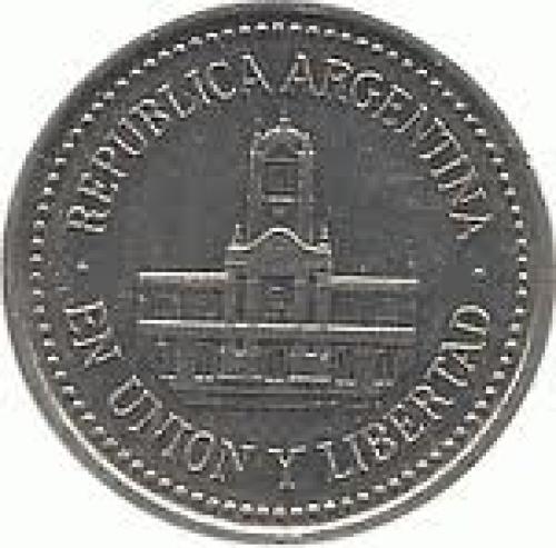 Coins; Argentina 25 centavos Aluminium coin