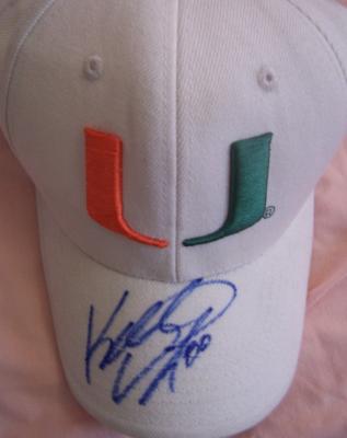 Kellen Winslow Jr. autographed Miami cap