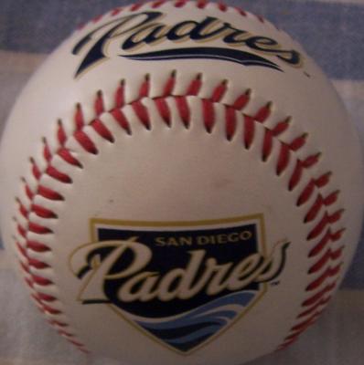 San Diego Padres logo Fotoball baseball