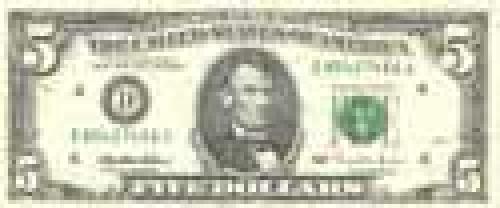 5 Dollars; Regular issues; (1964-1993)
