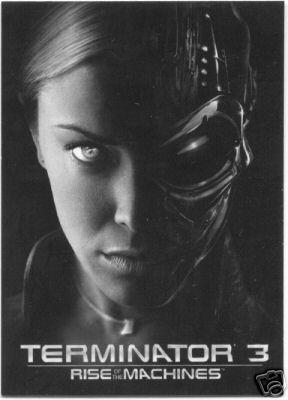 Terminator 3 Rise of the Machines promo card P2