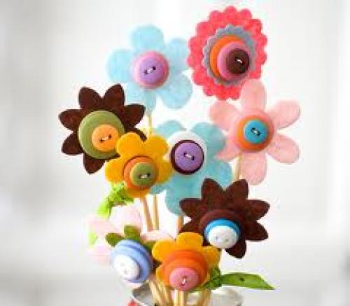 Crafts; Spring Bouquet Flowers