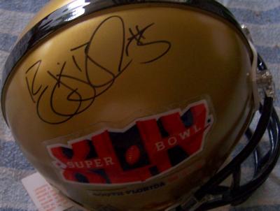 Reggie Bush autographed Super Bowl 44 mini helmet