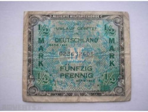 Germany 1/2 mark 1944-rare