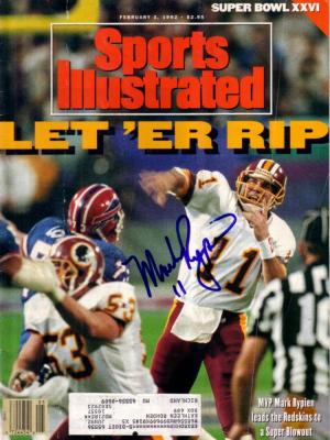 Mark Rypien autographed Washington Redskins Super Bowl 26 Sports Illustrated