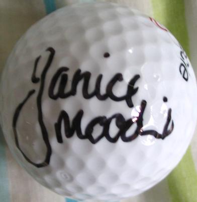 Janice Moodie (LPGA) autographed golf ball
