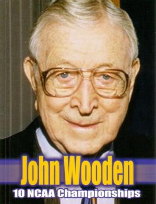 John Wooden 2004 4x5 inch promo card