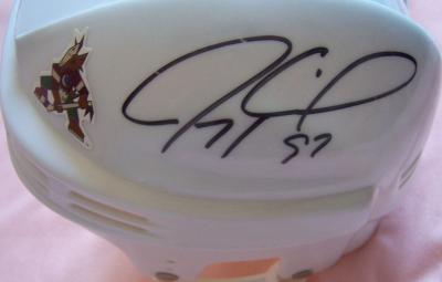 Jeremy Roenick autographed Phoenix Coyotes mini helmet