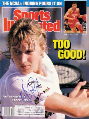 Steffi Graf autographed 1989 Sports Illustrated
