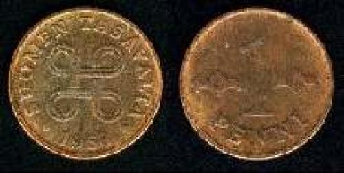 1 penni 1963-1969 (km 44); copper