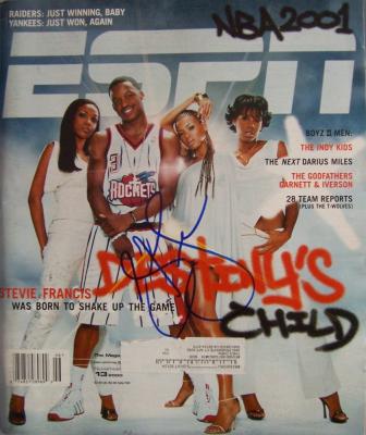 Steve Francis autographed Houston Rockets ESPN The Magazine