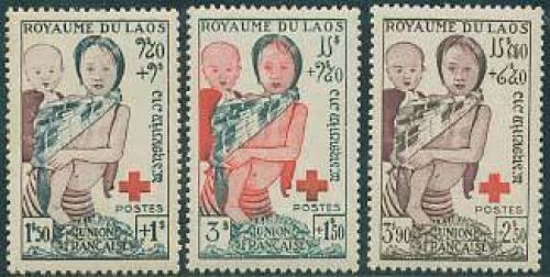 Red Cross 3v; Year: 1953