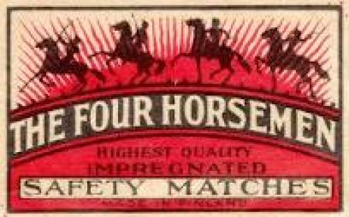 Matchboxes; Old match boxes; The four Horsemen