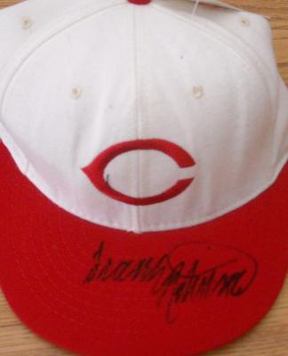 Frank Robinson autographed 1957 Cincinnati Reds cap or hat