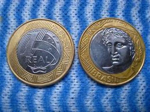 Coins; Brazilian 1 Real Coin