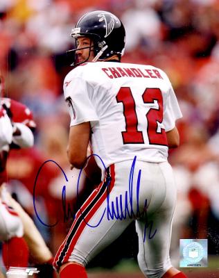 Chris Chandler autographed Atlanta Falcons 8x10 photo