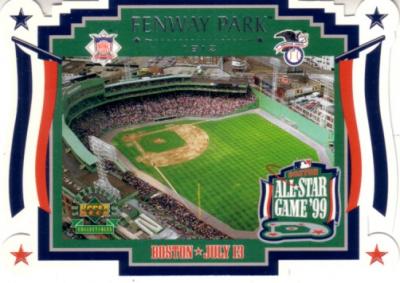 1999 MLB All-Star Game Fenway Park Upper Deck jumbo card #346/9900