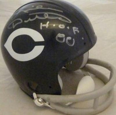 Mike Ditka autographed Chicago Bears throwback mini helmet