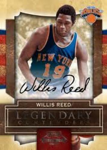 Basketball Card; Willis Reed; New York 2009-10 Playoff Contenders Basketball Card