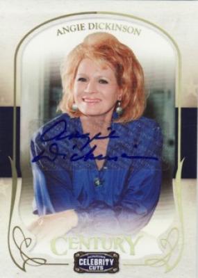 Angie Dickinson certified autograph Donruss Americana Century Celebrity Cuts card
