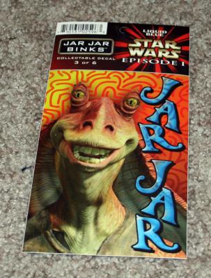 Jar Jar Binks Star Wars Episode 1 decal or sticker