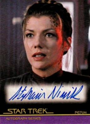 Stephanie Niznik Star Trek certified autograph card