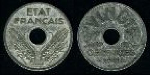 20 centimes; Year: 1941; (km 899)