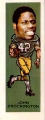John Brockington Packers 1974 Nabisco Sugar Daddy card #8