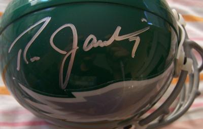 Ron Jaworski autographed Philadelphia Eagles throwback mini helmet