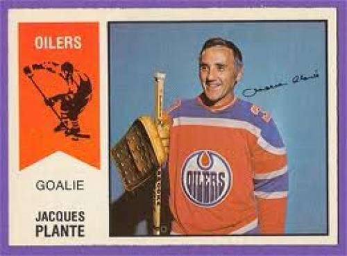 1974-75 OPC WHA Hockey Cards; jacques plante