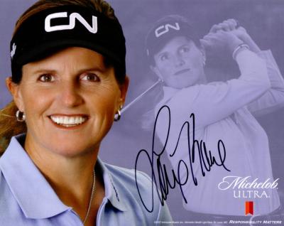 Lorie Kane autographed LPGA 8x10 photo card