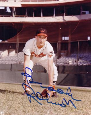 Brooks Robinson autographed Baltimore Orioles 8x10 vintage photo