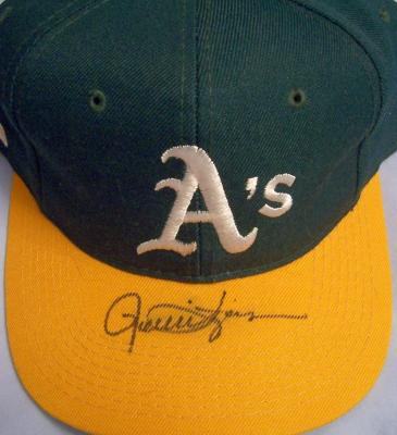 Rollie Fingers autographed Oakland A's cap or hat