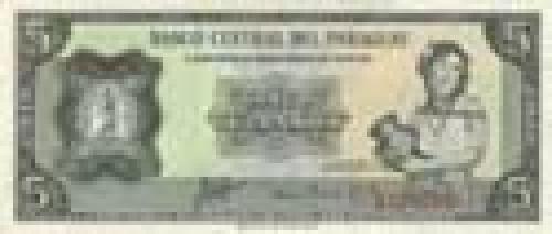 5 Guaranies; Paraguay banknotes