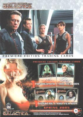 Battlestar Galactica Premiere Edition 2005 Rittenhouse promo card P1