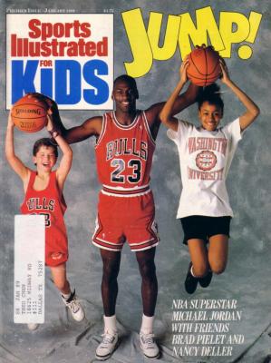 Michael Jordan Chicago Bulls 1989 Sports Illustrated for Kids magazine