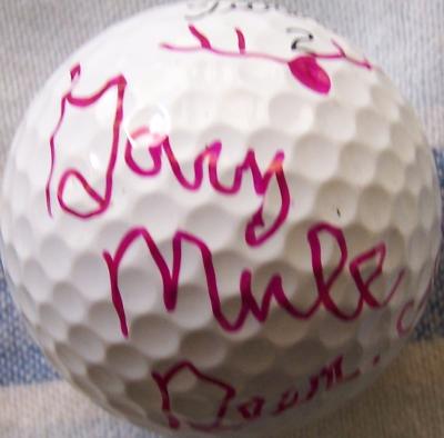 Gary Mule Deer autographed golf ball