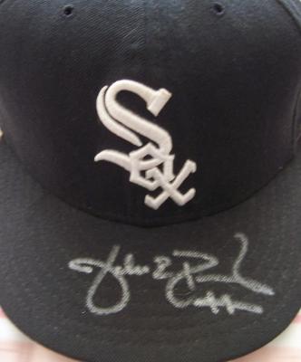 Jake Peavy autographed Chicago White Sox game model cap
